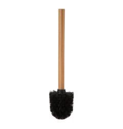Escobillero wc bambu-negro colección 'natureo'