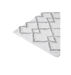Alfombra de baño etnica gris 50 x 75 cm