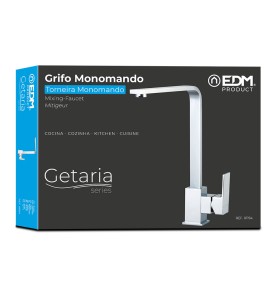 Grifo monomando de cocina caño alto serie getaria