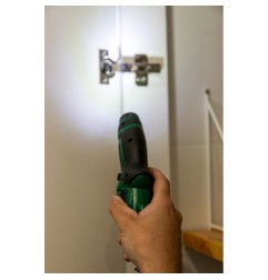 Atornillador a bateria reversible, 3,6v litio-ion 1300 mah, con 53 accesorios, 175 x 148 mm