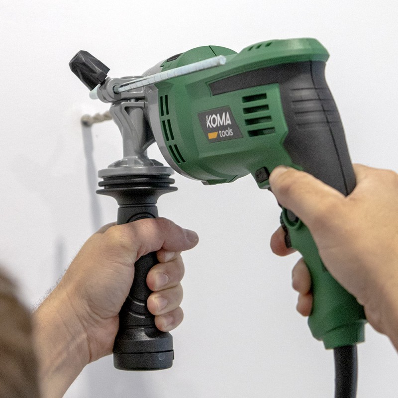 Taladro percutor 750 w, 315 x 120 x 220 mm