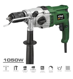 Taladro percutor 1050 w, 130 x 390 x 260 mm