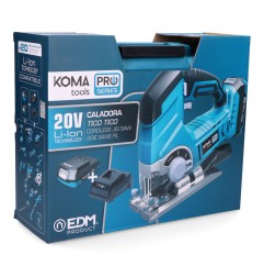Kit sierra de calar 20 v con 1 bateria 2.0a y cargador 08772. 23 x 21,5 cm