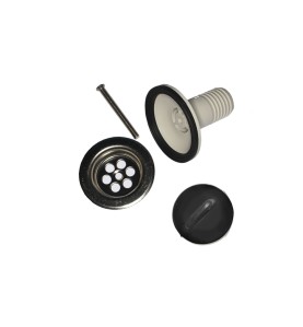 Valvula de fregadero ø35mm plastico edm
