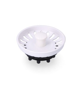 Filtro de rejilla de fregadero. tipo "teka" color blanco ø7,7cm (envasado)