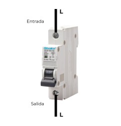 Magnetotermico revalco 1 polo 6a c 6ka resid/terciario