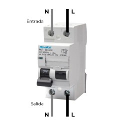 Interruptor diferencial 2 polos revalco 25a