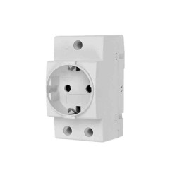Toma de corriente tipo schuko t/tl 16a modular
