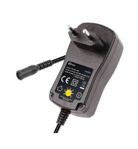 Alimentador electrónico 12v 1500 mah 7,2w de selector regulable de 3v a 12v