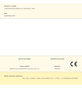 Comprobador bombillas universal edm