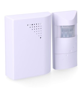 Alarma avisador de visitas (sensor emisor-receptor avisador)