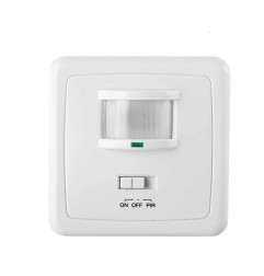 Detector de movimiento de empotrar 160° deteccion 9m edm