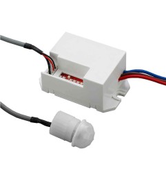 Detector empotrable de movimiento con ajuste de tiempo y luz edm