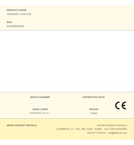 Cebador 4-22w edm