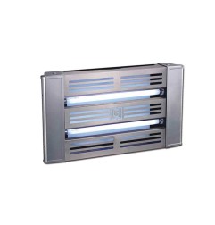 Atrapa insectos con placa adhesiva 2x15w 100m² 61x8,5x35cm