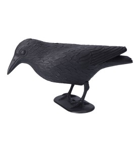 Cuervo ahuyenta pajaros 36x13x18cm