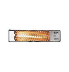 Estufa de baño de cuarzo orientable 600 / 1200 w modelo cromo