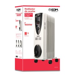 Radiador de aceite 1500 w con 7 elementos