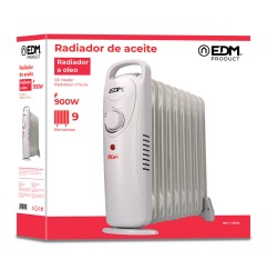 Radiador de aceite 900 w con 9 elementos modelo junior