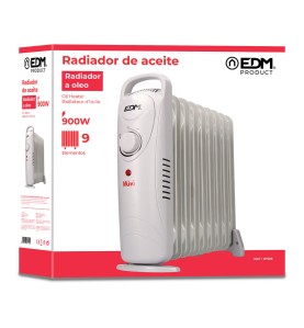 Radiador de aceite 900 w con 9 elementos modelo junior