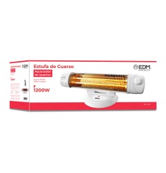 Estufa de cuarzo 600 / 1200 w modelo suelo