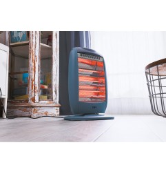 Estufa de cuarzo oscilante 400 / 800 / 1200 w anti-vuelco