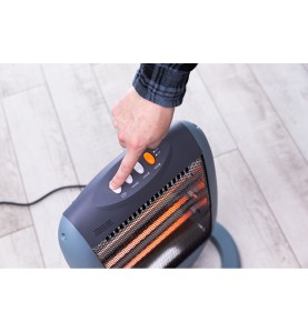 Estufa de cuarzo oscilante 400 / 800 / 1200 w anti-vuelco