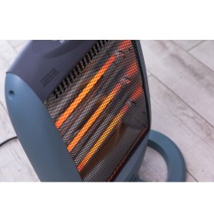 Estufa de cuarzo oscilante 400 / 800 / 1200 w anti-vuelco