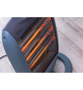 Estufa de cuarzo oscilante 400 / 800 / 1200 w anti-vuelco