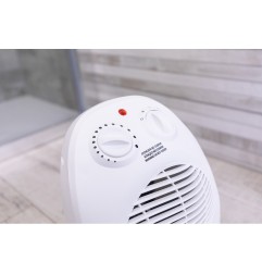 Calefactor compacto oscilante 1000 - 2000 w blanco