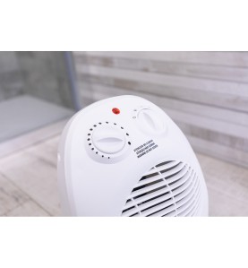Calefactor compacto oscilante 1000 - 2000 w blanco