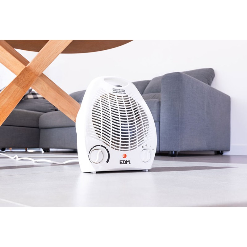 Calefactor compacto 1000 - 2000 w blanco