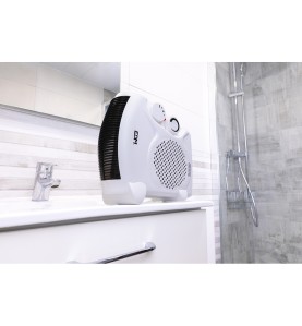 Calefactor compacto 2 en 1 vertical/horizontal 1.000 - 2.000 w blanco