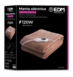 Manta eléctrica 120 w 180 x 130 cm