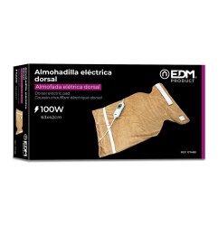 Almohadilla eléctrica para dorsal 100 w 63 x 42 cm