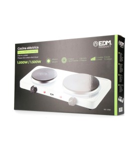 Cocina electrica 2 fuegos 1000-1500 w