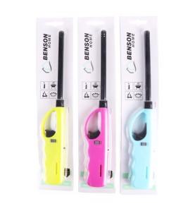 Encendedor de cocina de gas recargable 27x4x2,3cm colores surtidos euro/u
