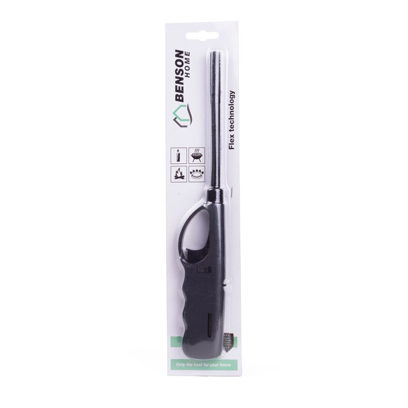 Encendedor electrónico recargable, flexible, especial barbacoa, colores surtidos