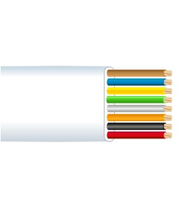 Cable telefonico 8 vias blanco cat.3 euro/m