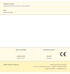 Cablecillo h07z1-k 2,50 mm² azul euro/m