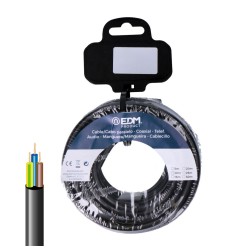 Carrete manguera tubular vv-k06/1kv 3 g 1,50 mm² negra, 15 m