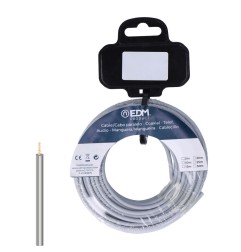 Carrete cablecillo h07z1-k 1,50 mm² gris, 5 m