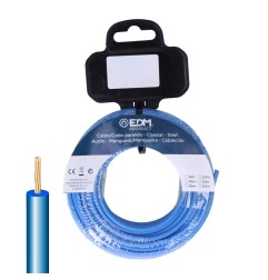 Carrete cablecillo h07z1-k 1,50 mm² azul, 20 m