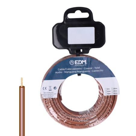 Carrete cablecillo h07z1-k 4,00 mm² marrón, 10 m