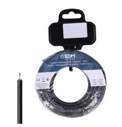 Carrete cablecillo h07z1-k 4,00 mm² negro, 25 m