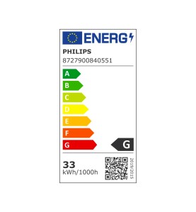 Tubo fluorescente circular trifosforo 32w 6500 k luz fria ø30 cm