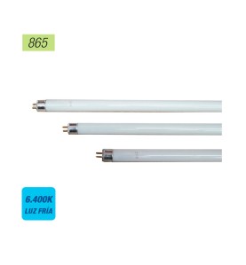 Tubo fluorescente 13 w 6500 k 1000 lm t5 51,5 cm g5 luz fria