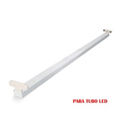 Regleta fluorescente para tubo de led 2 x 22 w (eq. 2 x 58 w) 220 v 153 cm