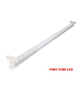 Regleta fluorescente para tubo de led 2 x 22 w (eq. 2 x 58 w) 220 v 153 cm