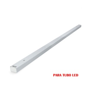 Regleta fluorescente para tubo de led 2 x 22 w (eq. 2 x 58 w) 220 v 153 cm